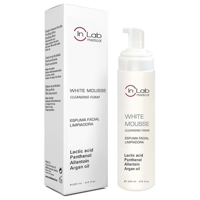 White Mousse spuma pentru curatarea tenului Inlab Medical 200ml
